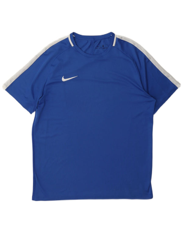Camiseta Nike Masculina Dri Fit Top XL Azul Colorblock