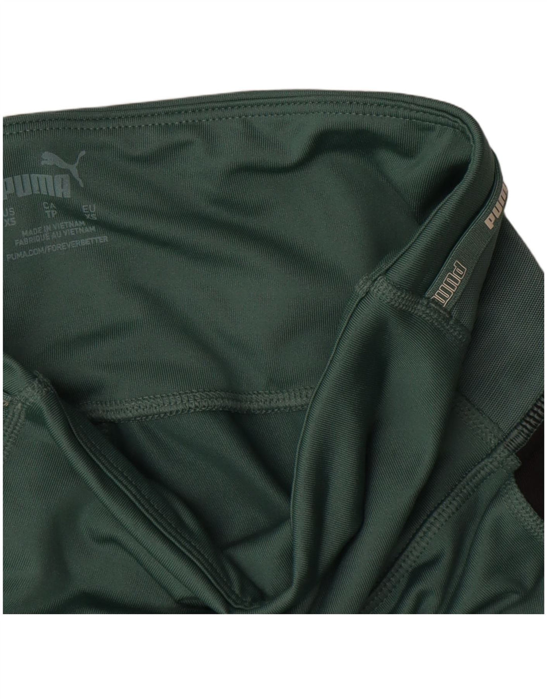 Leggings Puma Feminino UK 6 XS Verde Colorblock Poliéster