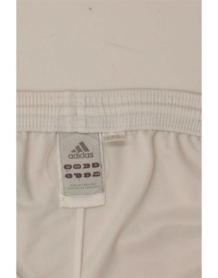 Adidas Mens Sport Shorts Médio Poliéster Branco