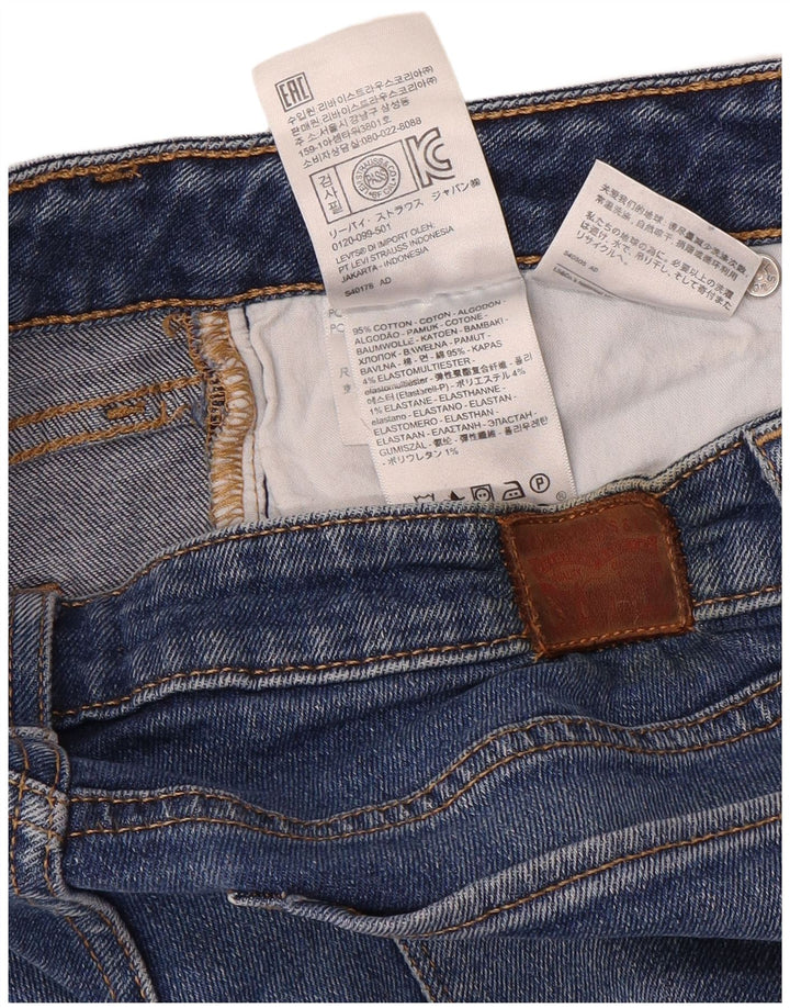 Calça jeans feminina Levi's 712 Slim W29 L32 azul algodão