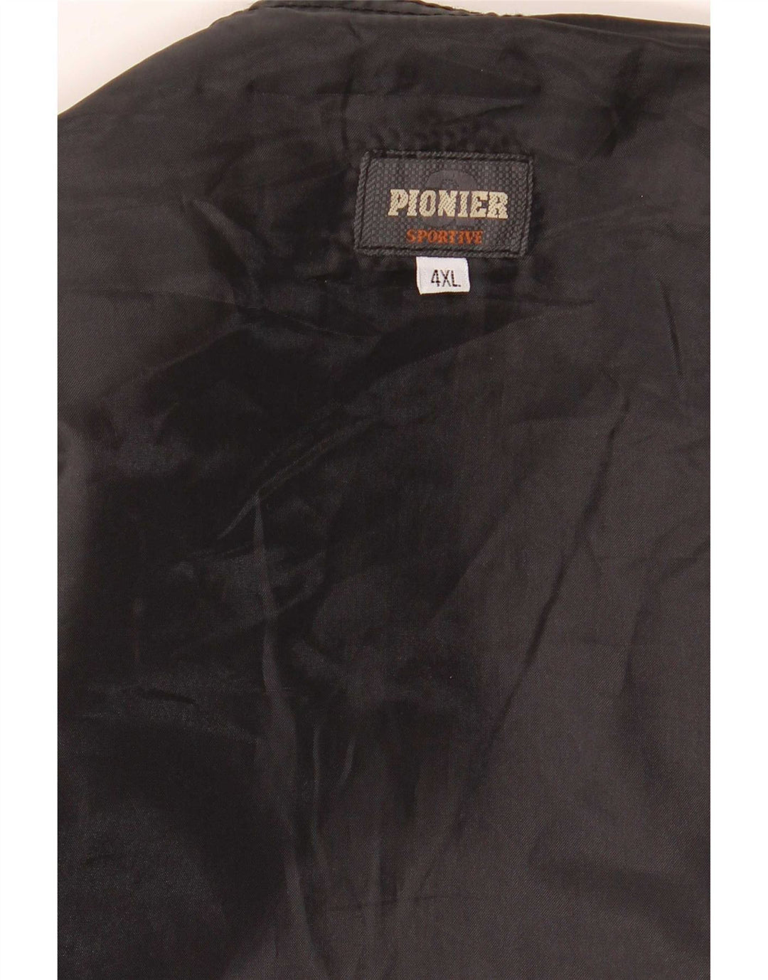 Colete masculino de camurça Pionier 4XL preto