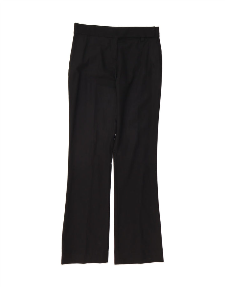 RICHMOND Womens Bootcut Suit Trousers US 12 Large W30 L32 Black Vintage Richmond and Second-Hand Richmond from Messina Hembry 