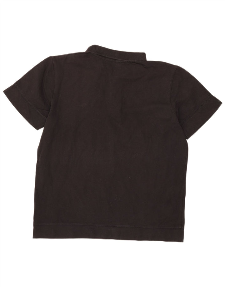 Camisa polo masculina Puma médio algodão preto