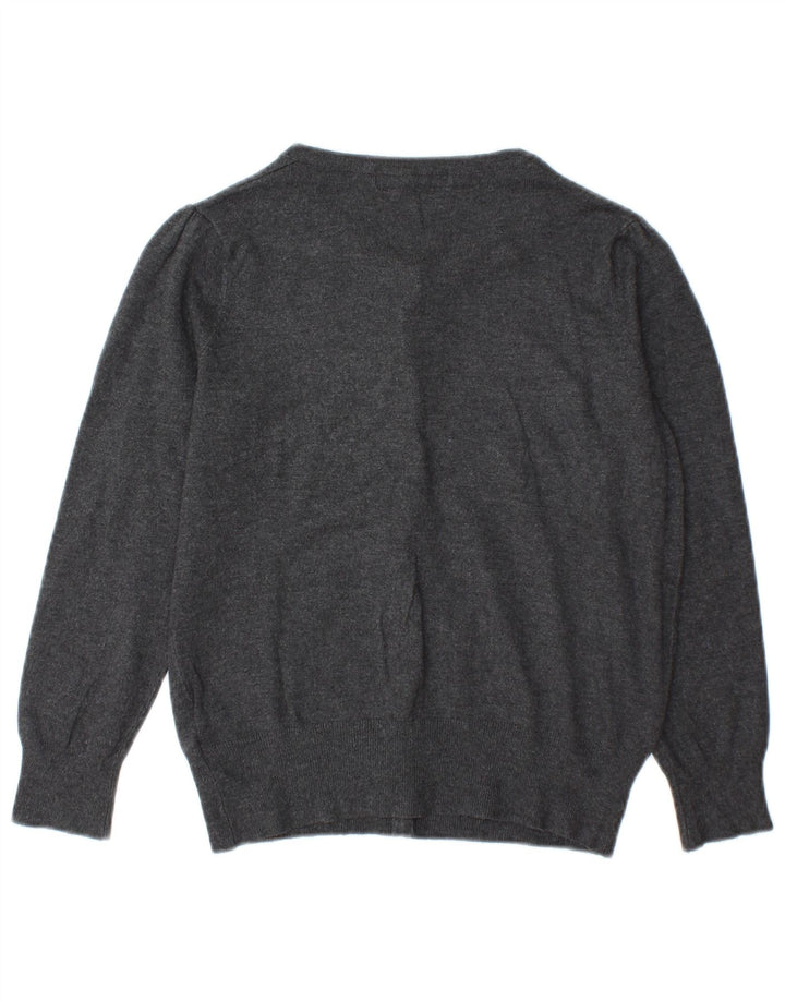 Suéter cardigã feminino Marks & Spencer Reino Unido 10 viscose cinza pequeno