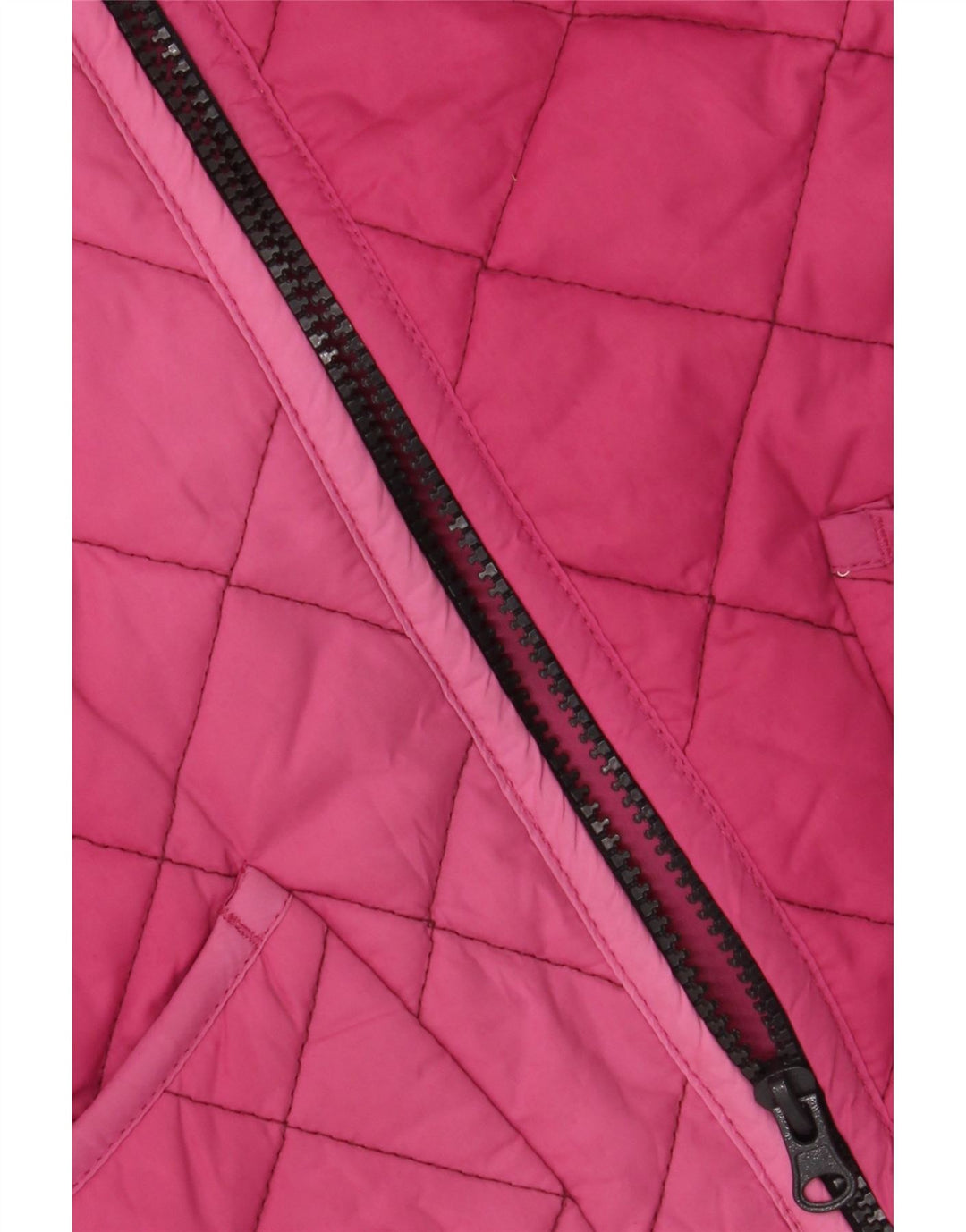 JOULES Colete acolchoado feminino UK 14 grande poliéster rosa