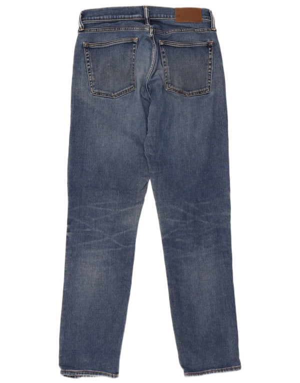 Gap Mens Jeans Distressed Slim Straight W32 L34 Azul Algodão