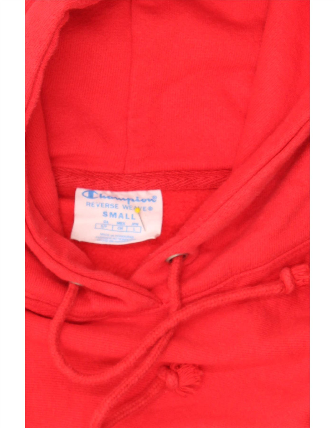 CHAMPION Womens Hoodie Jumper UK 10 Small Red Cotton Vintage Champion and Second-Hand Champion from Messina Hembry 