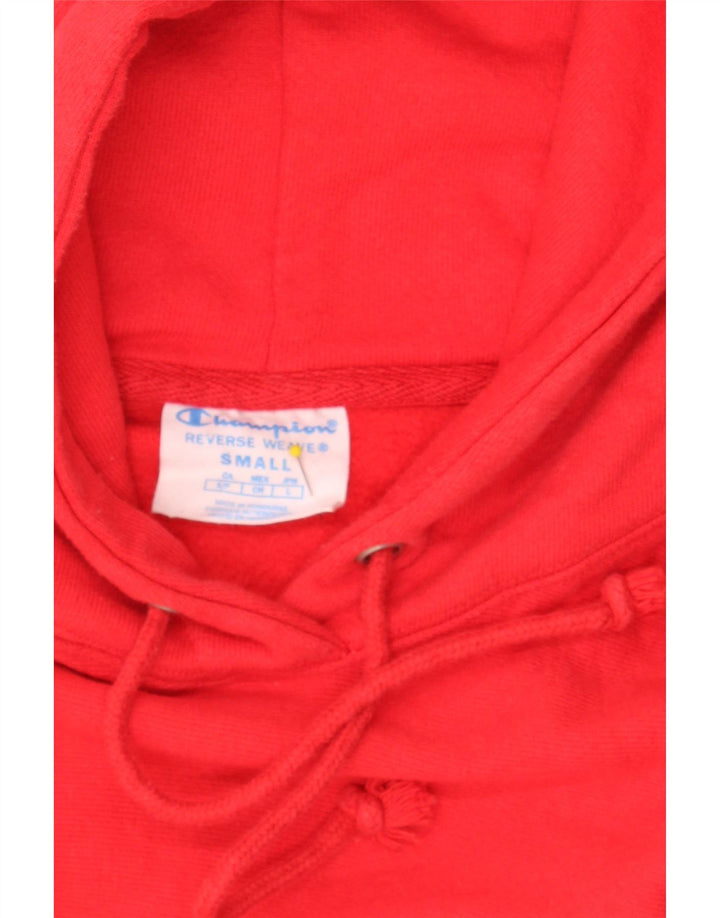 CHAMPION Womens Hoodie Jumper UK 10 Small Red Cotton Vintage Champion and Second-Hand Champion from Messina Hembry 