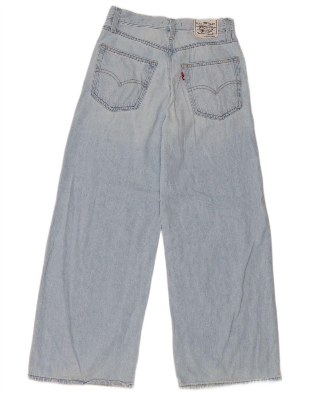 Jeans feminino Levi's XL Straight W23 L29 azul algodão