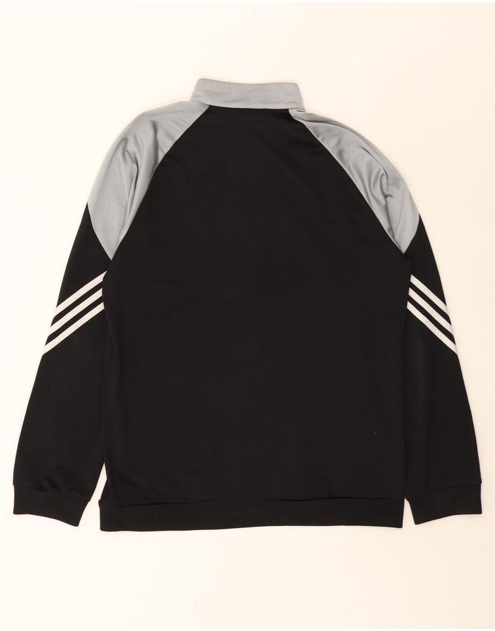 Adidas Mens Full Tracksuit Grande Preto Colourblock Poliéster