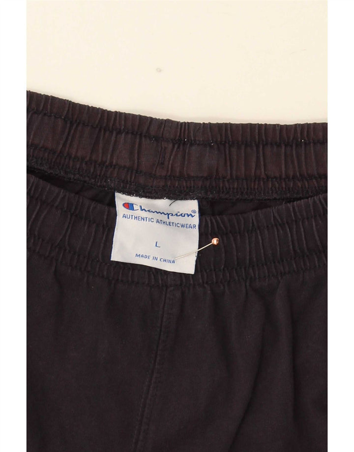 Shorts esportivos masculinos Champion grande algodão azul marinho