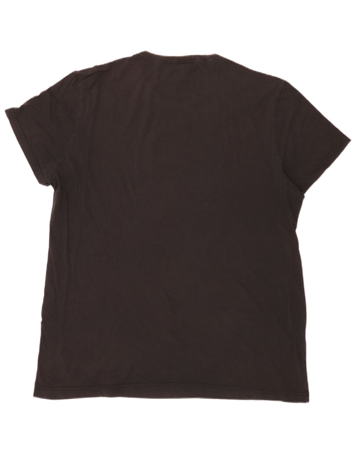 Camiseta gráfica masculina G-Star Top 2XL algodão preto