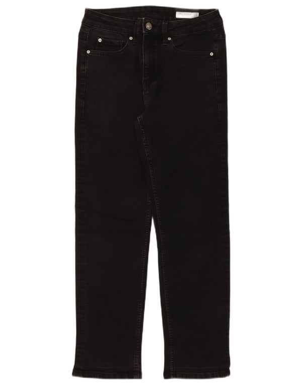 Calça Jeans Marks & Spencer Feminina The Sienna Straight UK 12 Médio W30 L27 Preto