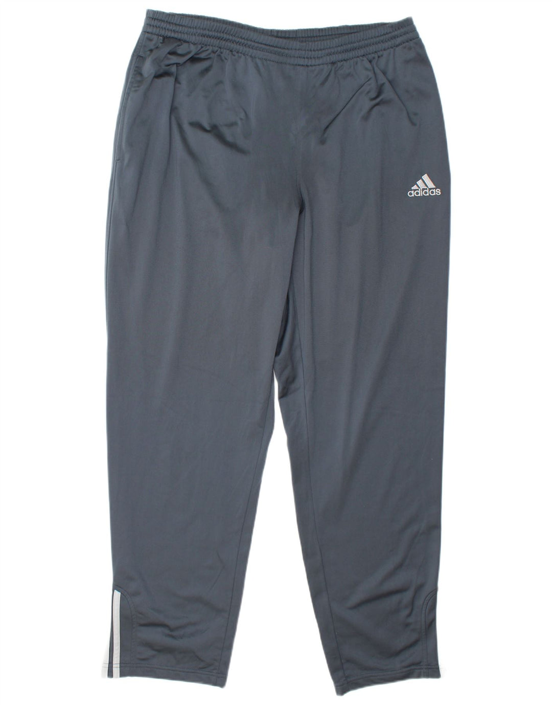 Calças de treino masculinas ADIDAS UK 46/48 XL cinza poliéster