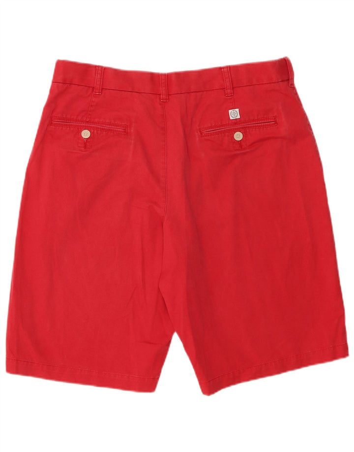Shorts chino masculino Marks & Spencer W34 grande algodão vermelho
