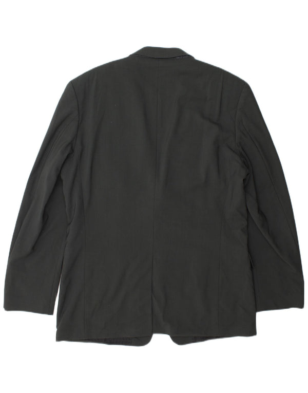Jaqueta Blazer Masculina Hugo Boss com 2 Botões EU 52 XL Lã Cinza