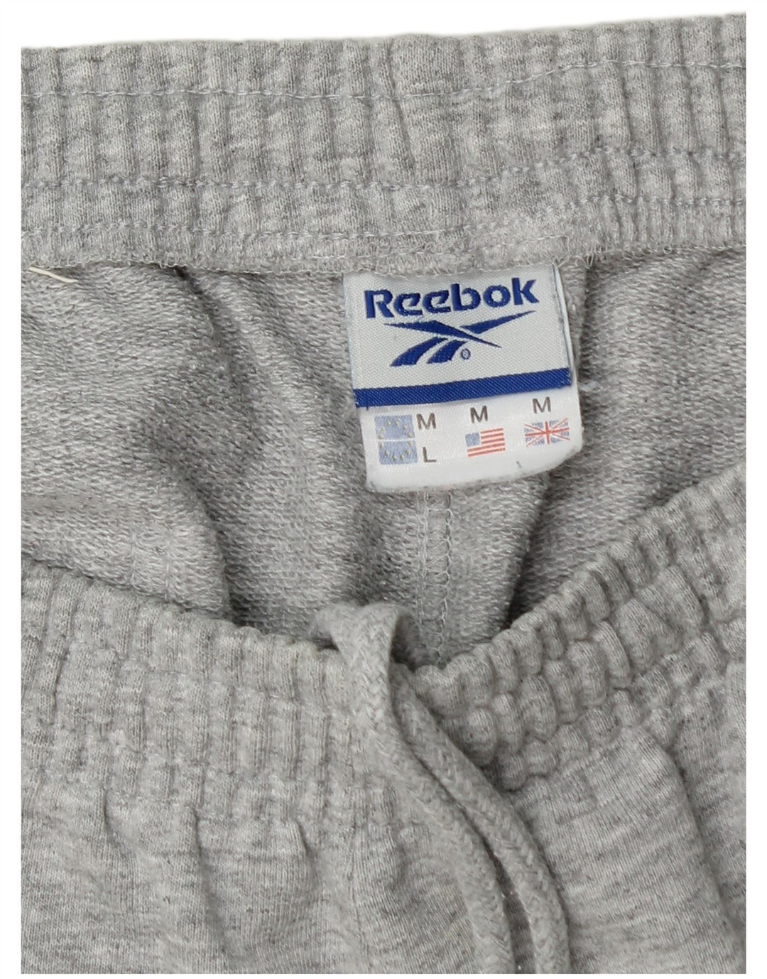 Reebok Mens Calças de treino cinza médio manchado
