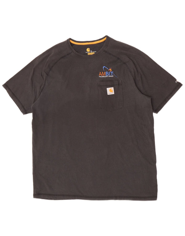 Camiseta Carhartt Masculina Relaxed Fit Top XL Algodão Cinza