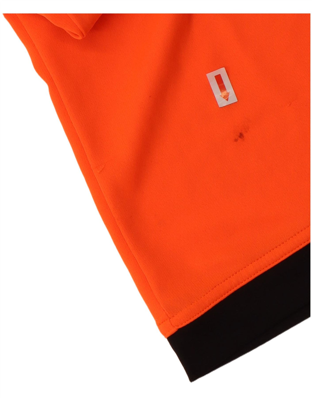 Camiseta Adidas Menino Climalite Top 9-10 Anos Laranja Colorblock Poliéster
