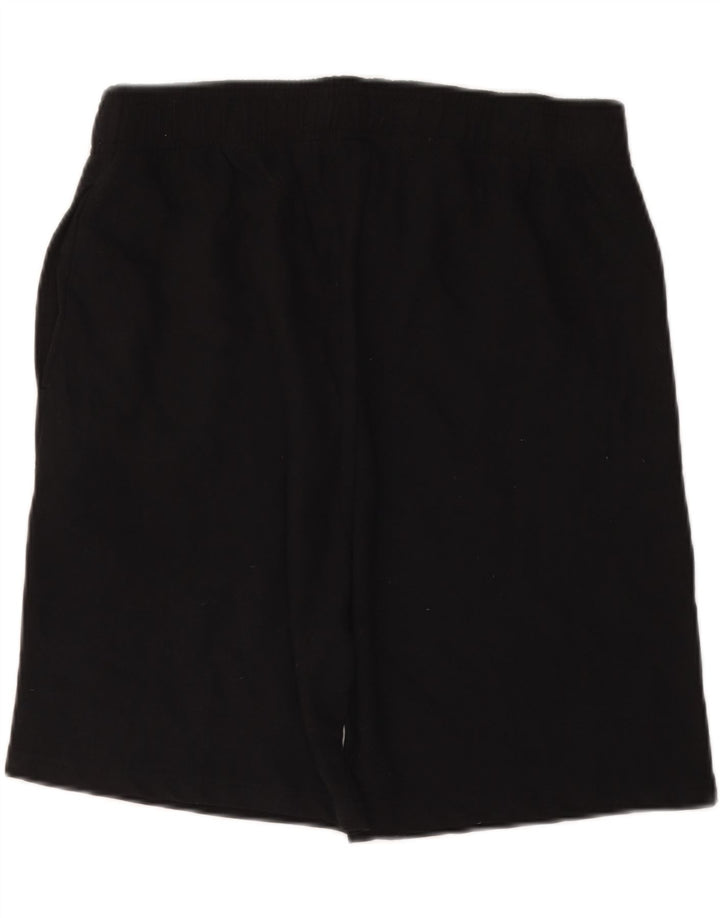 Shorts esportivos masculinos UMBRO médio algodão preto