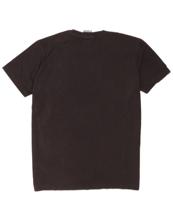Camiseta masculina com estampa gráfica Champion pequeno bloco colorido preto