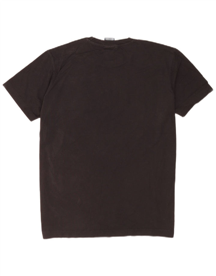 Camiseta masculina com estampa gráfica Champion pequeno bloco colorido preto