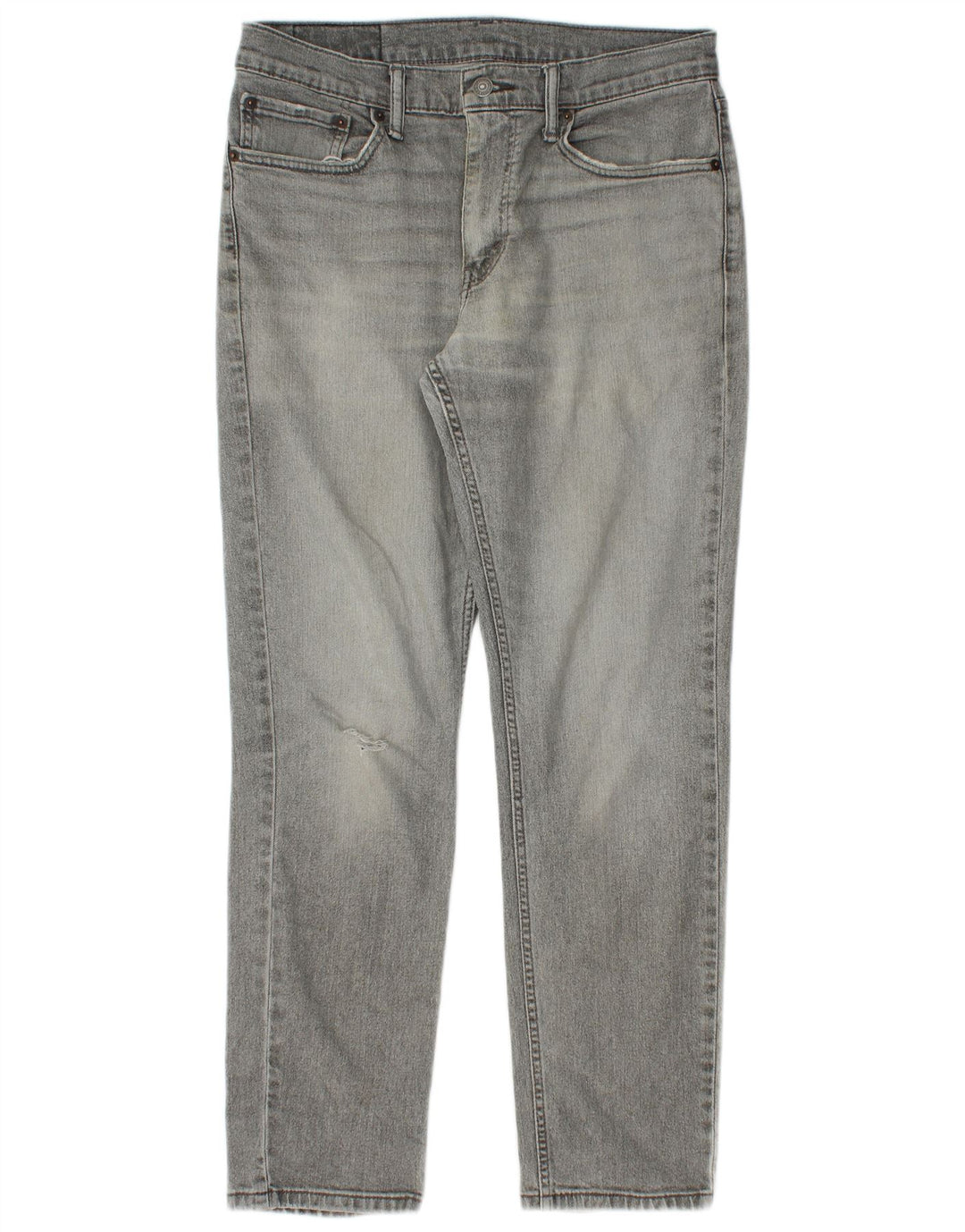 Levi's Masculino 511 Distressed Slim Jeans 32 L30 Cinza Algodão