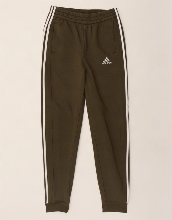 Adidas Mens Treino Calças Joggers Médio Algodão Cáqui