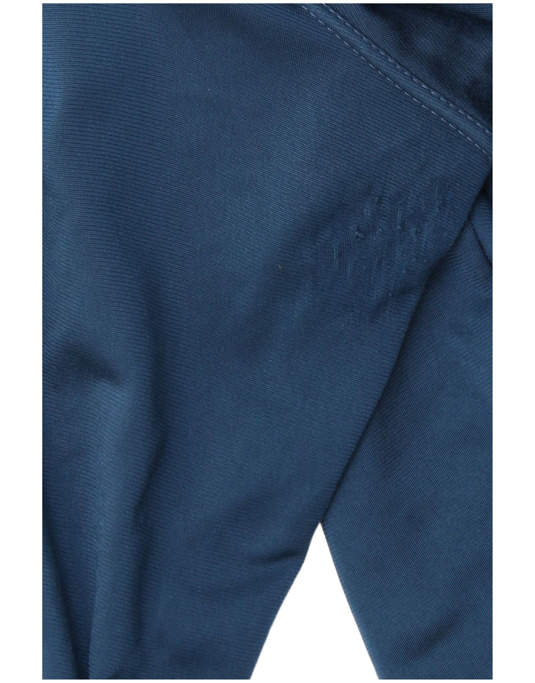 Calças de treino masculinas Adidas UK 40/42 poliéster azul médio