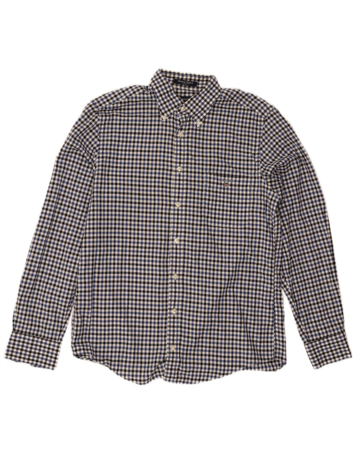 Camisa masculina E-Z Fit da Gant, algodão guingão médio multicolorido