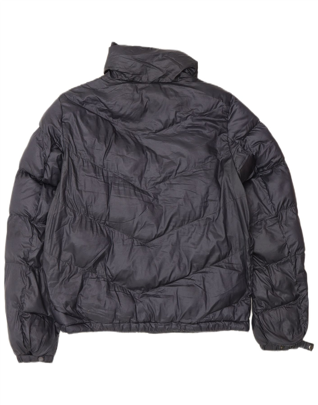 Jaqueta acolchoada masculina Massimo Dutti UK 36 poliéster azul marinho pequeno