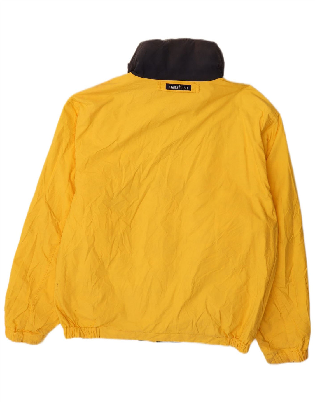 Jaqueta masculina reversível Nautica UK 40 grande algodão colorblock multicolorido