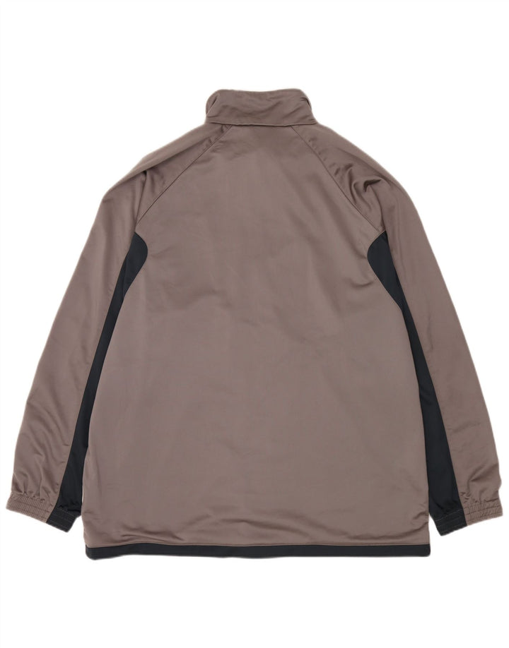 Diadora Mens Tracksuit Top Jacket UK 48 2XL Cinza Colourblock Poliéster