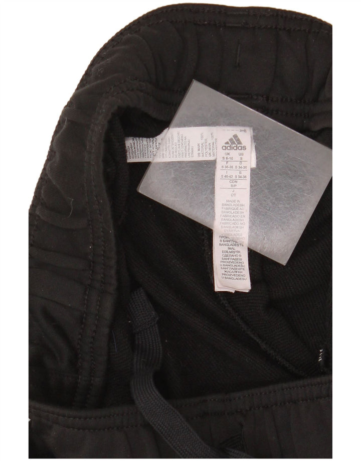 ADIDAS Womens Tracksuit Pants Joggers UK 8/10 Pequeno Poliéster Preto