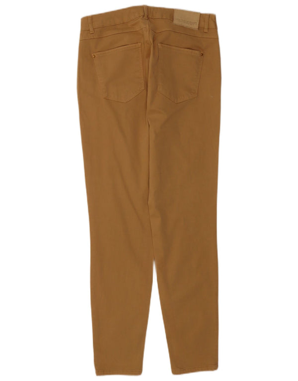 Zara Womens Skinny Casual Trousers EU 40 Medium W30 L28 Brown