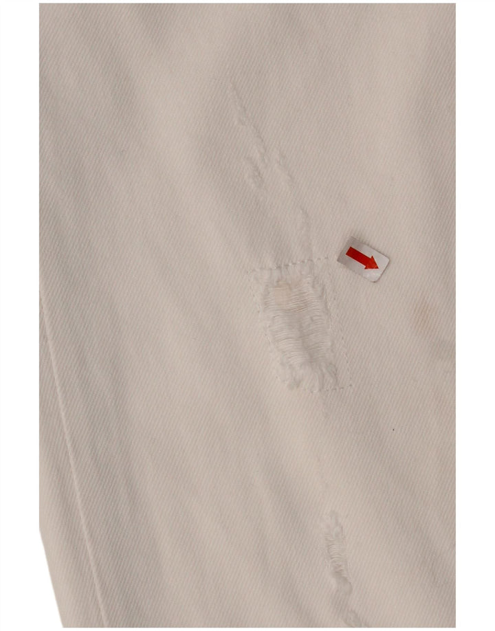 Jeans retos femininos TOMMY HILFIGER W29 L28 algodão branco