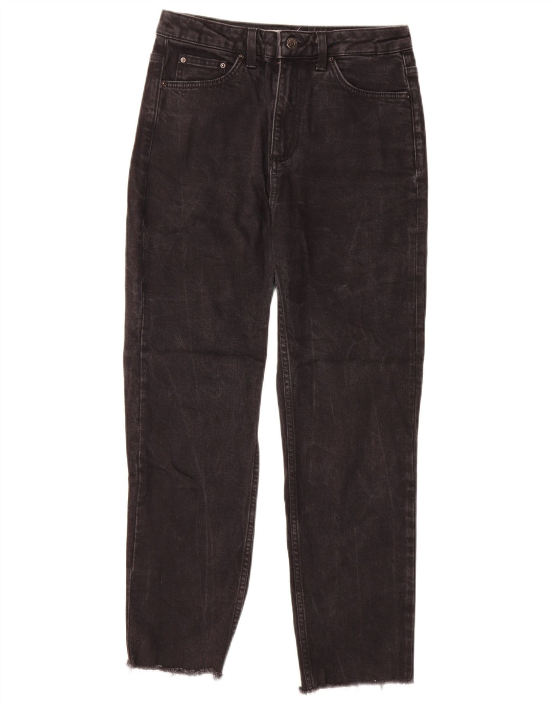 Jeans cônicos femininos Topshop W28 L26 preto