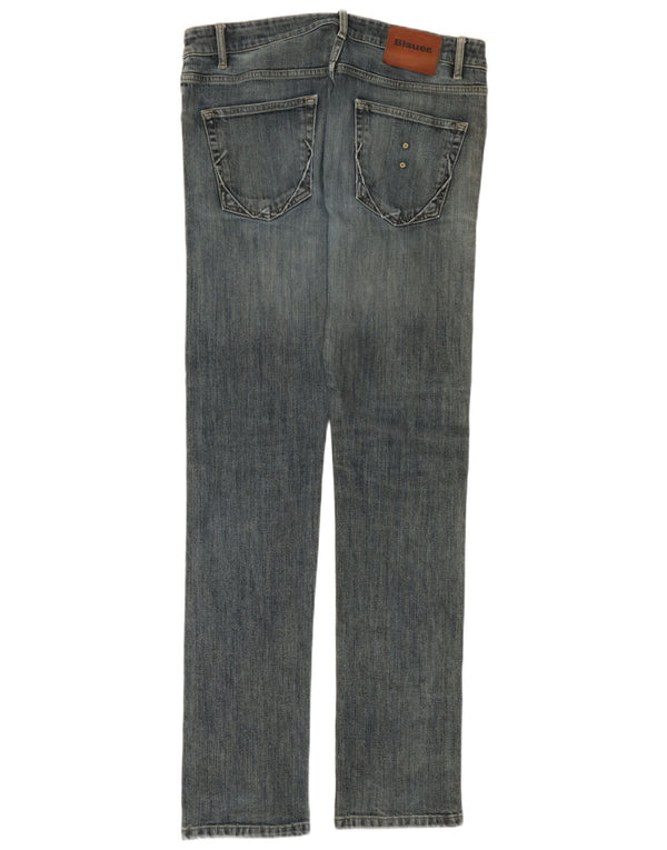 Blauer Masculino Slim Jeans W34 L34 Azul Algodão