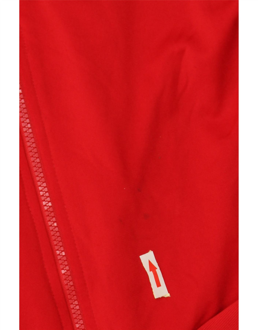 ADIDAS Mens Tracksuit Top Jacket UK 38/40 Médio Vermelho Colourblock Poliéster