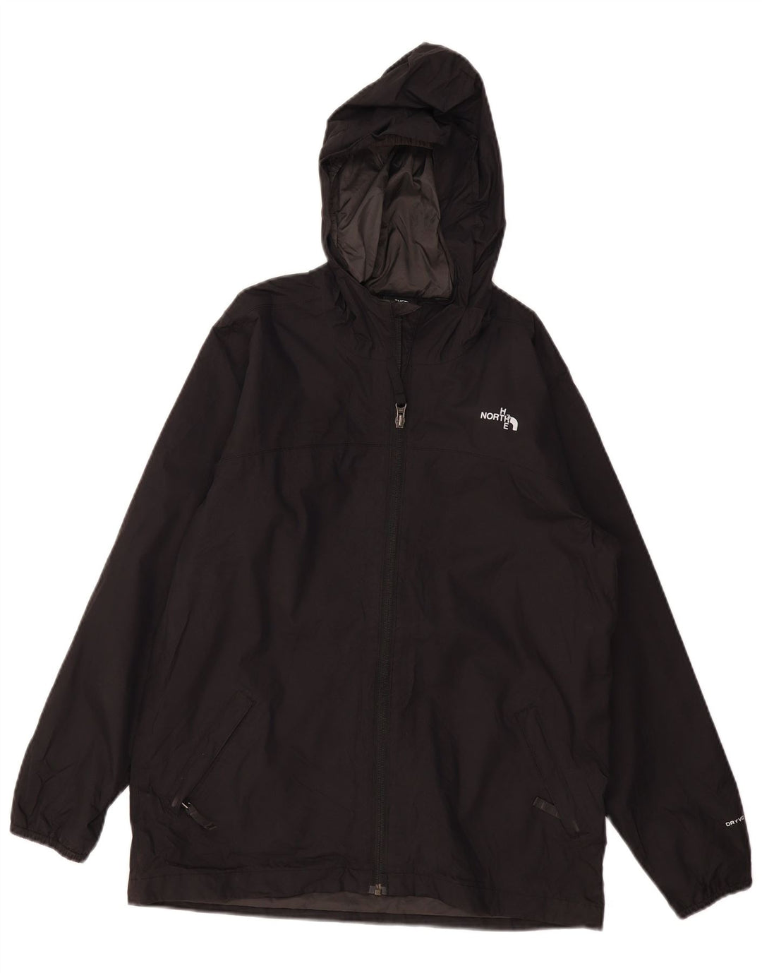 Jaqueta de chuva com capuz para meninos THE NORTH FACE 11-12 anos grande poliéster preto