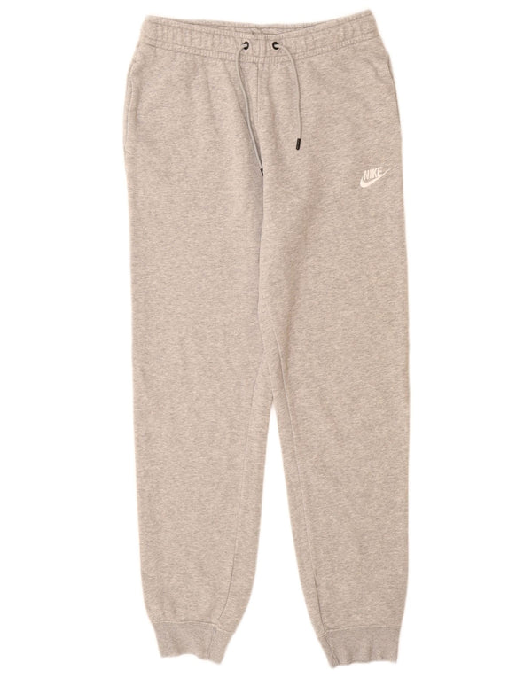 Calça esportiva feminina Nike Joggers UK 8 pequena cinza algodão