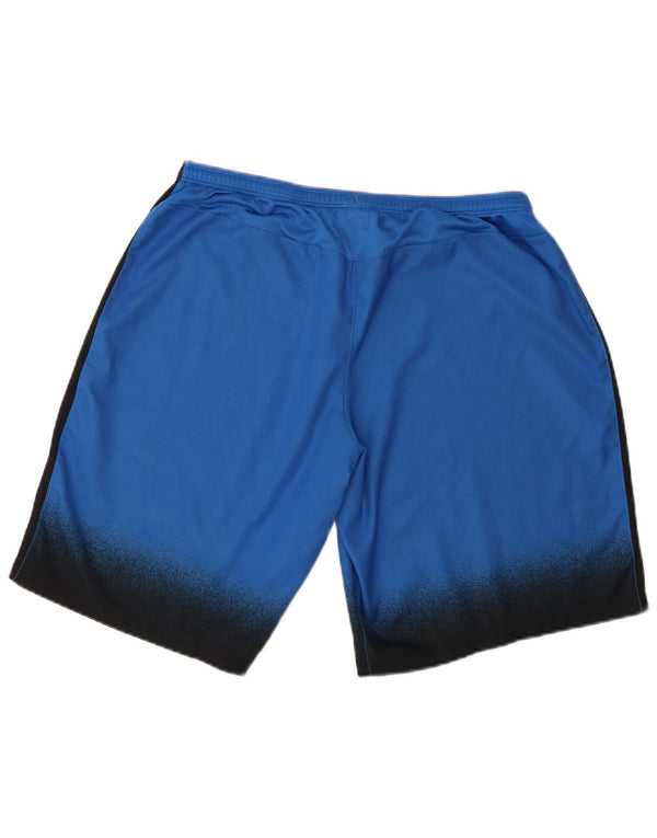 Nike Mens Dri Fit Sport Shorts Grande Azul Colorblock Poliéster