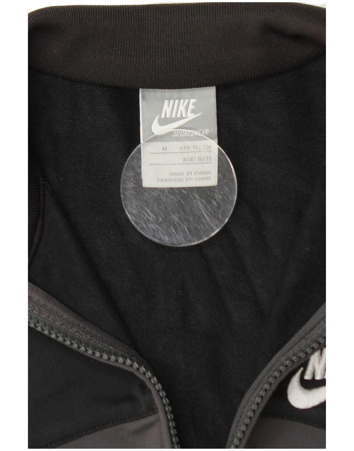 NIKE Boys Tracksuit Top Jacket 10-11 Anos Médio Multicolorido