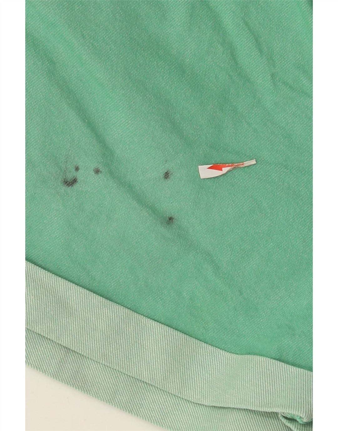 Shorts jeans feminino 501 da Levi's W34 grande algodão verde