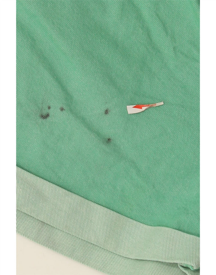 Shorts jeans feminino 501 da Levi's W34 grande algodão verde