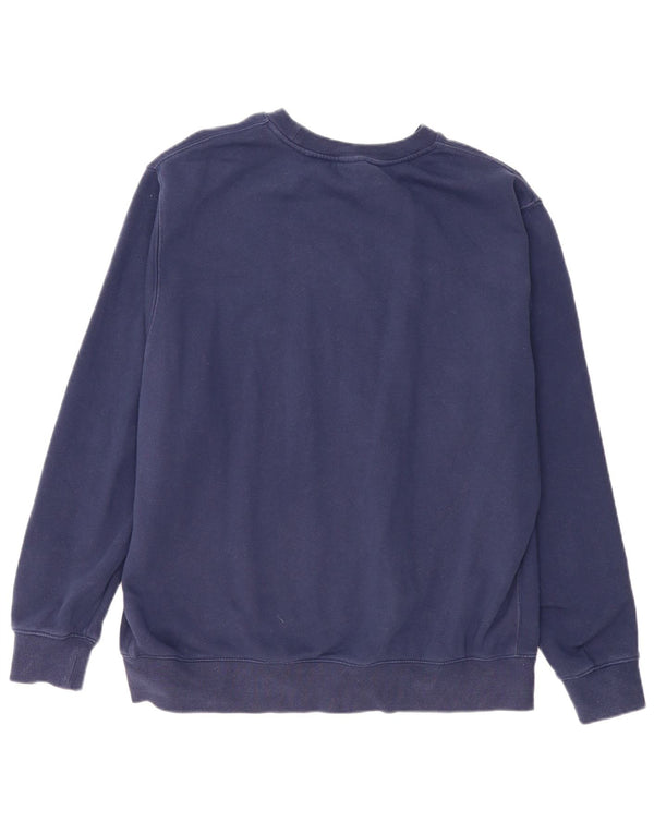 Nike masculino moletom oversized jumper UK 18 XL azul marinho algodão