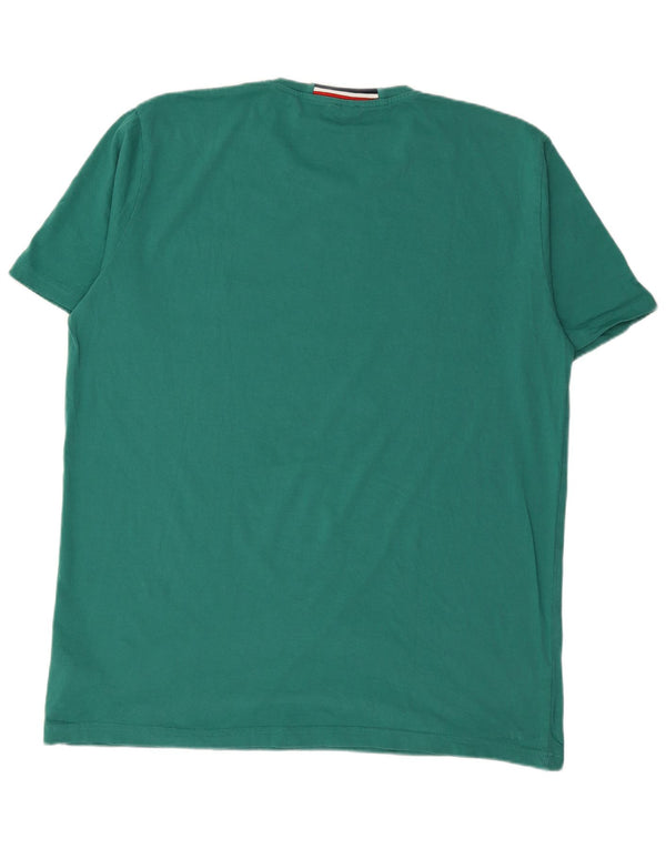 ASSN POLO DOS EUA. Camiseta masculina Top 3XL Algodão Verde