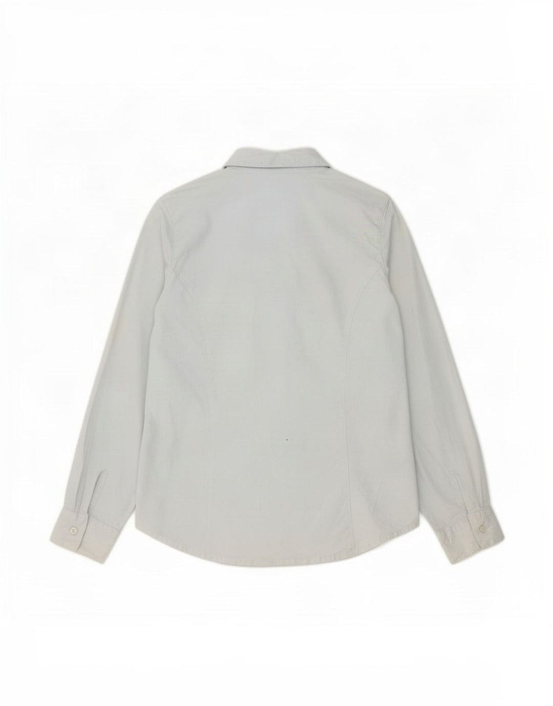 Camisa feminina Replay UK 12 algodão azul médio