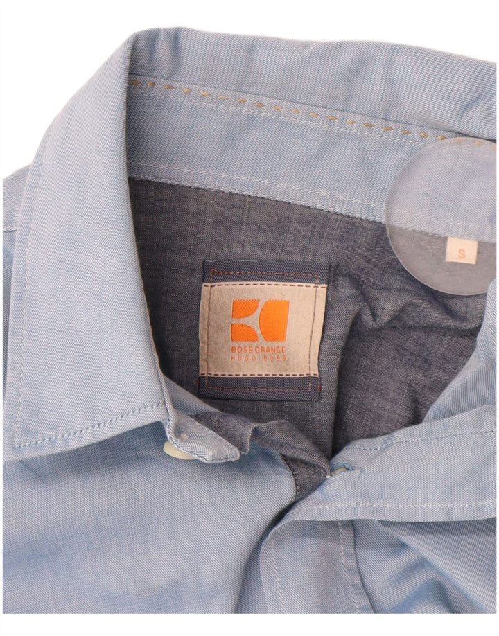 Camisa masculina HUGO BOSS pequena azul