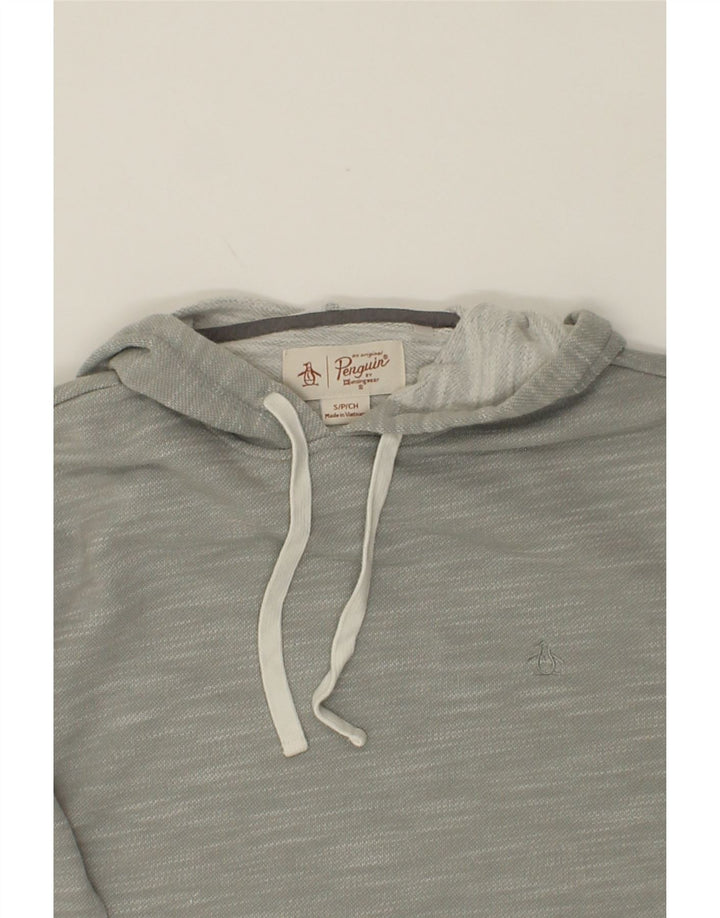 PENGUIN Mens Hoodie Jumper Small Green Cotton Vintage Penguin and Second-Hand Penguin from Messina Hembry 